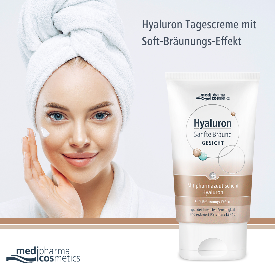 Hyaluron Sanfte Bräune Gesicht
