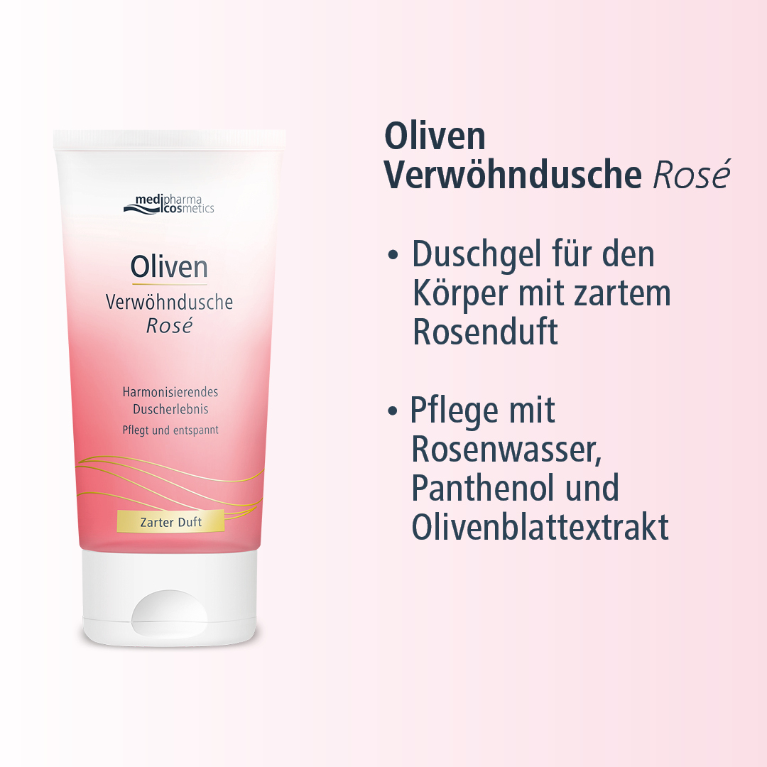Oliven Verwöhndusche Rosé