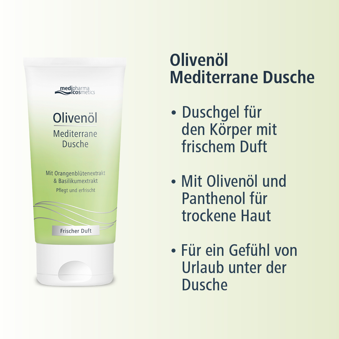 Olivenöl Mediterrane Dusche