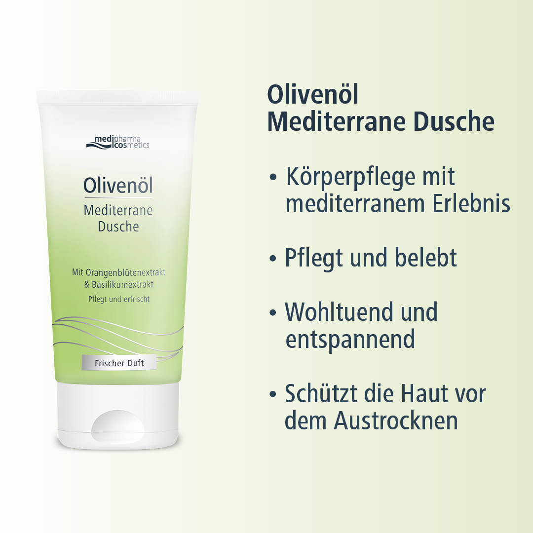 Olivenöl Mediterrane Dusche
