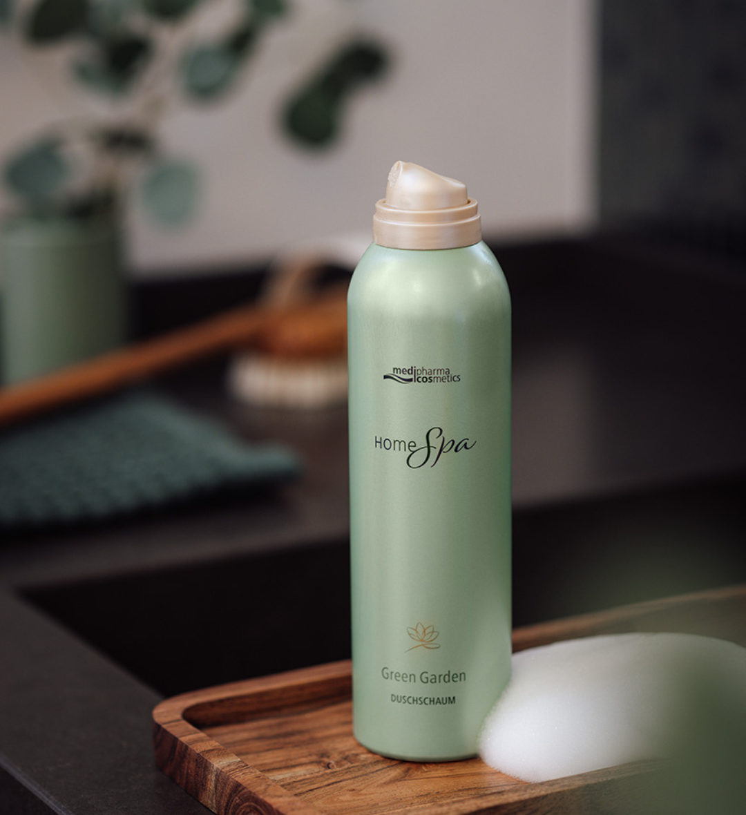 Home Spa Green Garden Duschschaum