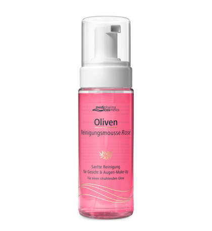Oliven Reinigungsmousse Rosé